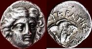 AR Hemidrachm 250-230 BC v. Chr. CARIAN ISLANDS, RHODOS - EUKRATES, magistrate - circa 250-230 BC vf-
