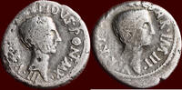 AR Denarius ROMAN IMPERATORS - LEPIDUS & OCTAVIAN - Italia -