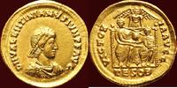 Roman Empire AV Solidus VALENTINIANUS II, 375-392 - Thessalonika -