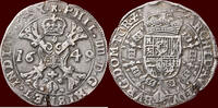 ZUIDELIJKE NEDERLANDEN (SOUTHERN NETHERLANDS) - HEERLIJKHEID DOORNIK ( TOURNAI ) - PHILIPS IV, 1621-1665 - ½ Patagon 1649, Doorn -