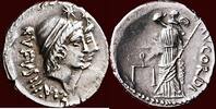AR Denarius ROMAN IMPERATORS - MANIUS CORDIUS RUFUS - ALLY OF JULIUS CAESAR - Rome -