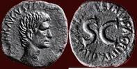 Roman Empire AE As AUGUSTUS, 27 BC-14 AD - PUBLIUS LURIUS AGRIPPA, triumvir monetalis - Rome -