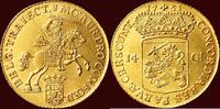 Utrecht 14 gulden NOORDELIJKE NEDERLANDEN (NETHERLANDS) - REPUBLIEK, 1581-1795) - PROVINCIE UTRECHT - Gouden rijder van 1751, Utrecht -