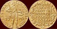 Utrecht Gouden dukaat NOORDELIJKE NEDERLANDEN (NETHERLANDS) - REPUBLIEK, 1581-1795 - UTRECHT - 1770, Utrecht -