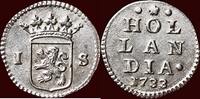 Holland NOORDELIJKE NEDERLANDEN (NETHERLANDS) - REPUBLIEK, 1581-1795 - HOLLAND - Wapenstuiver 1733, Dordrecht -