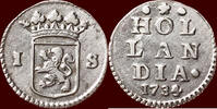 Holland NOORDELIJKE NEDERLANDEN (NETHERLANDS) - REPUBLIEK, 1581-1795 - HOLLAND - Wapenstuiver 1734/3, Dordrecht -
