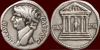 Roman Empire tetradrachm CLAUDIUS, 41-54 - AR Cistophoric Ephesos -