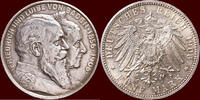 5 Mark GERMANY - BADEN, GROSHERTOGTUM - FRIEDRICH I, 1852-1907 - 1906, Karlsruhe -