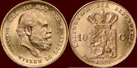 Koninkrijk der Nederlanden 10 Gulden NEDERLAND (NETHERLANDS, KINGDOM) - WILLEM III, 1849-1890 - -
