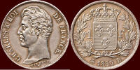 1 Franc FRANCE - KINGDOM - CHARLES X, 1824-1830 - 1830 B, Rouen -
