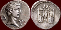 Roman Empire AR Drachm AUGUSTUS, - 14 AD - LYCIA, MASIKYTES - -