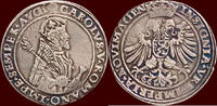 Karolusdaalder NOORDELIJKE NEDERLANDEN (NETHERLANDS) - GELRE - RIJKSSTAD NIJMEGEN - KAREL V, 1519-1556 - ½ z.j. -
