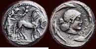 AR Tetradrachm SICILIA (SICILY), SYRACUSE - DEINOMENID TYRANNY - GELON, 491-478 BC - circa 480-475 BC -