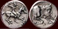 AR Didrachm 490-475 BC v. Chr. SICILY, GELA - circa 490-475 BC cf. CNG Triton XVIII, Lot 346 (in g x