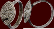 ARCHAEOLOGICAL OBJECT - ISLAMIC - Silver ring, circa 9th / 13th century AD -