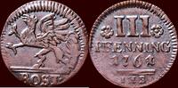 3 Pfenning GERMANY - MECKLENBURG - ROSTOCK, STADT - IHB -