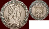 ½ Ecu FRANCE - KINGDOM - LOUIS XIII, 1610-1643 - 1643/2 A, Paris -