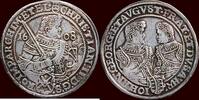Reichstaler GERMANY - SACHSEN, HERZOGTUM - CHRISTIAN II, JOHANN GEORG UND AUGUST, 1591-1611 - HVR, Dresden -