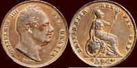 Farthing ENGLAND - UNITED KINGDOM - WILLIAM IV, 1830-1837 - 1835/3, London -