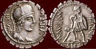 AR Denarius (71 BC)  ROMAN REPUBLIC - MANIUS AQUILLIUS, MANIUS FILIUS, MANIUS NEPOS -   serratus, Rome (cf. NAC, auction 63, lot 219 in vz : CHF ...