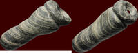 ARCHAEOLOGICAL OBJECT - EARLY CULTURES OF THE NEAR & MIDDLE EAST- Phallus pendant made of grey stone, 2nd millennium BC -