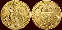 Overijssel 7 gulden NOORDELIJKE NEDERLANDEN (NETHERLANDS) - REPUBLIEK, 1571-1795 - OVERIJSSEL - ½ Gouden rijder of 1760, Harderwijk -