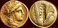 AV 1/3 Stater 334-332 BC v. Chr.  LUCANIA, METAPONTION (METAPONTUM) - KING ALEXANDER I OF MOLOSSIA -  circa 334-332 BC cf. NAC Auction 124, lot 2...