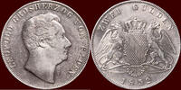 Doppelgulden GERMANY - BADEN, GROSHERZOGTUM - KARL LEOPOLD FRIEDRICH, 1830-1852 - 1852, Karlsruhe -