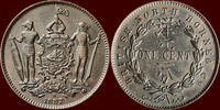 1 Cent MALAYSIA - BRITISCH NORTH BORNEO (SABAH) - 1887H, Heaton (Birmingham) -