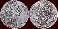 Zeeland daalder NOORDELIJKE NEDERLANDEN (NETHERLANDS) - REPUBLIEK, 1581-1795 - ZEELAND - Dubbele van 10 schellingen 1690, Middelburg -