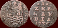 Zeeland Duit NOORDELIJKE NEDERLANDEN (NETHERLANDS) - REPUBLIEK, 1581-1795 - ZEELAND - 1736, Middelburg -