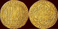 Gouden schild ZUIDELIJKE NEDERLANDEN (SOUTHERN NETHERLANDS) - GRAAFSCHAP VLAANDEREN - LODEWIJK II VAN MALE, 1346-1384 - z.j. (1373-1384, Gen -