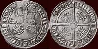 groot (circa 1402-1415)  NOORDELIJKE NEDERLANDEN (NETHERLANDS) - HERTOGDOM GELRE - REINALD IV VAN GULIK, 1402-1423 - ½ Meeuw of ½ Reinolduspennin...