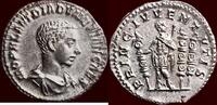 as (217-218) Roman Empire DIADUMENIANUS as Caesar, 217-218 - AR Denarius, Rome unz- lustrous coin, with excellent details