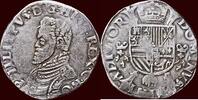 1/5 Philipsdaalder (1562-1564)  NOORDELIJKE NEDERLANDEN (NETHERLANDS) - GRAAFSCHAP HOLLAND - PHILIPS II, 1555-1581 -   z.j. , Dordrecht zfr-