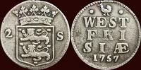 West-Friesland Dubbele wapenstuiver NOORDELIJKE NEDERLANDEN (NETHERLANDS) - REPUBLIEK, 1581-1795 - WEST-FRIESLAND - 1757, Hoorn -