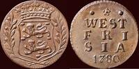 West-Friesland Duit NOORDELIJKE NEDERLANDEN (NETHERLANDS) - REPUBLIEK, 1581-1795 - WEST-FRIESLAND - 1780, Medemblik -