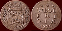West-Friesland Duit NOORDELIJKE NEDERLANDEN (NETHERLANDS) - REPUBLIEK, 1581-1795 - WEST-FRIESLAND - 1780/79, Medemblik -