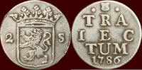 Utrecht Dubbele wapenstuiver NOORDELIJKE NEDERLANDEN (NETHERLANDS) - REPUBLIEK, 1581-1795 - UTRECHT - 1786, Utrecht -