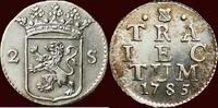 Utrecht Dubbele wapenstuiver NOORDELIJKE NEDERLANDEN (NETHERLANDS) - REPUBLIEK, 1581-1795 - UTRECHT - 1785, Utrecht -