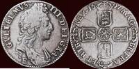 Shilling ENGLAND, KINGDOM - WILLIAM III, 1694-1702 - 1697, Exeter -