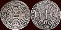 Turnose GERMANY - FRANKFURT, REICHSSTADT - CHARLES (KARL) IV OF LUXEMBURG, - (gros tournois) n.d. -