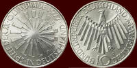  10 Mark 1972 D GERMANY - BRD -  1972 D, München “OLYMPIADE MÜNCHEN 1972... 10,50 EUR  zzgl. 9,50 EUR Versand