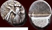 AR 1/24 Stater IONIA, EPHESOS - or obol, circa 550-500 BC -