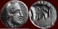AE IONIA, ERYTHRAI - AE 9, circa 450 - 400 BC -