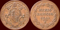  1849 R ITALY - PAPAL STATES - PIUS IX, 1846-1878 - ½ Baioccho 1849 R, R... 16,00 EUR  zzgl. 9,50 EUR Versand