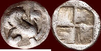 IONIA, TEOS - AR Trihemitetartemotrion, circa 478 - 449 BC -