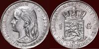 Koninkrijk der Nederlanden 1 Gulden NEDERLAND (NETHERLANDS, KINGDOM) - WILHELMINA, 1890-1948 - -