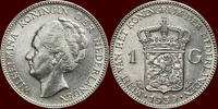 Koninkrijk der Nederlanden 1 Gulden NEDERLAND (NETHERLANDS, KINGDOM) - WILHELMINA, 1890-1948 - -