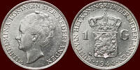 Koninkrijk der Nederlanden 1 Gulden NEDERLAND (NETHERLANDS, KINGDOM) - WILHELMINA, 1890-1948 - 1944 P, Philadelphia -